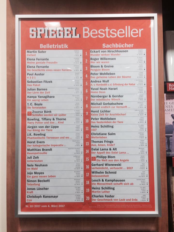 Bestseller bücher 2017